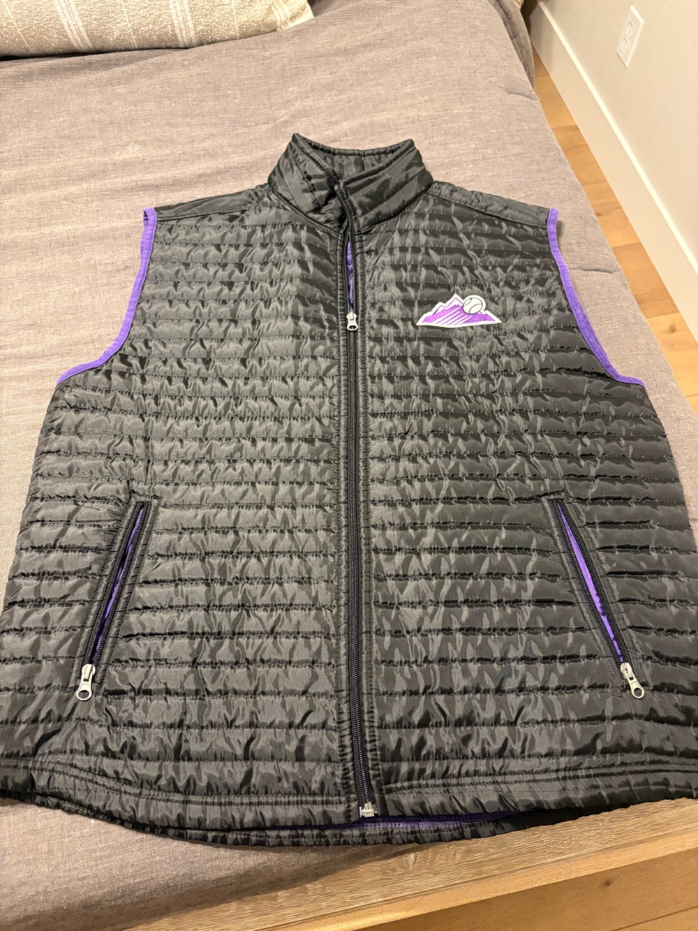 Official Colorado Rockies Limited Edition King Soopers Puffer Vest